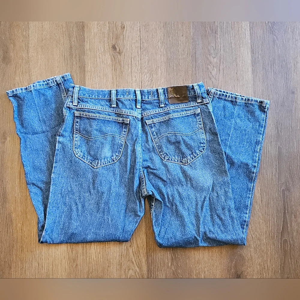 Men's Lee Blue Jeans Regular Fit 36 x 30 100% Cotton  *Have Damage* - Picture 9 of 16